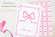 Valentines Day Coquette Bows Heart, a Graphic by LABFcreations (Thumbnail 3 of 4)