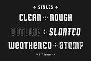 Pariah - Minimal Heavy Blackletter, a Blackletter Font by OPENCITYDESIGNCO (Thumbnail 4 of 5)