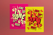 Yellow Teen Birthday Invitation, an Invitation Template by graphicook (Thumbnail 1 of 3)