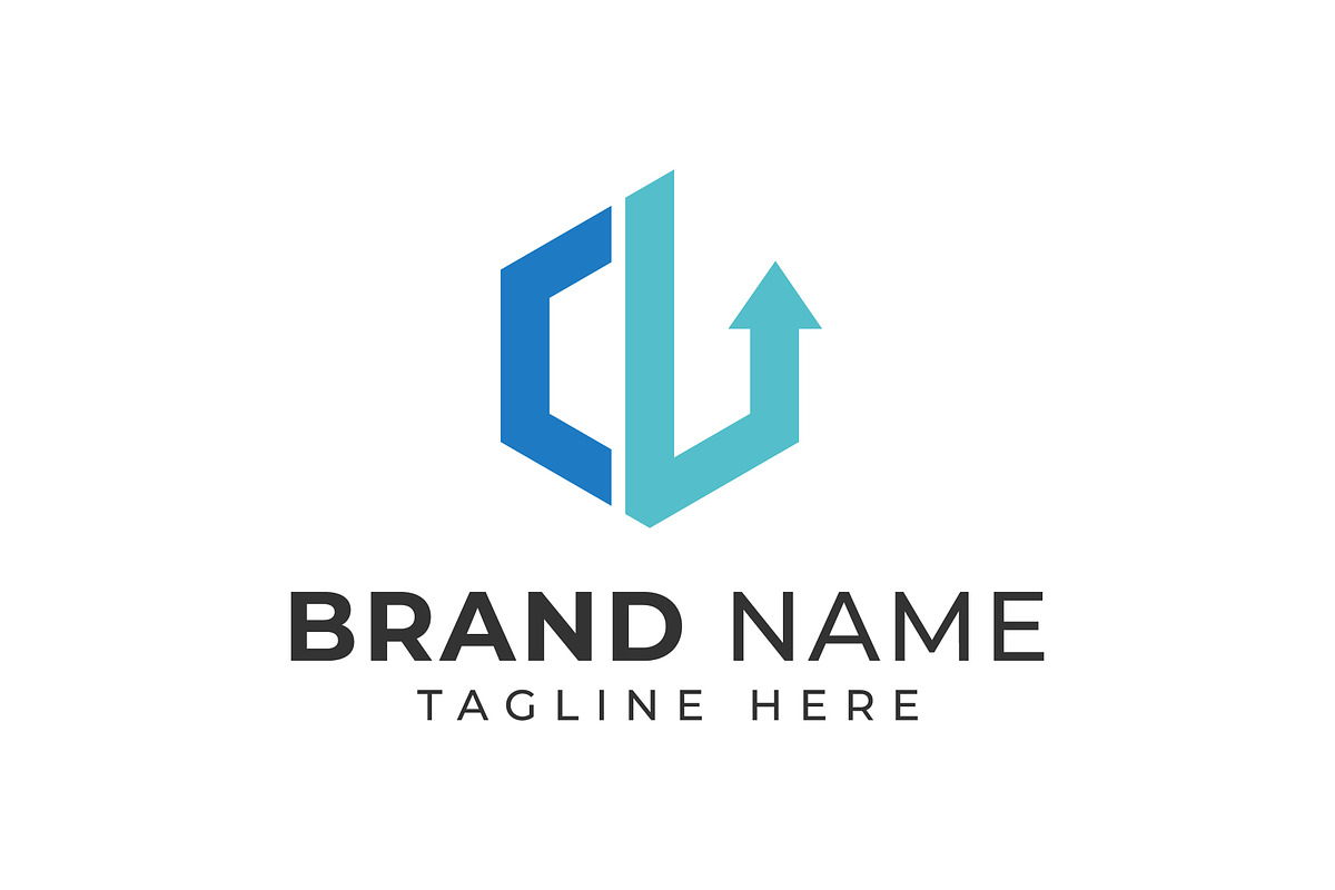 CL letter Initial hexagon logo, an Outline Icon by sancreastd.