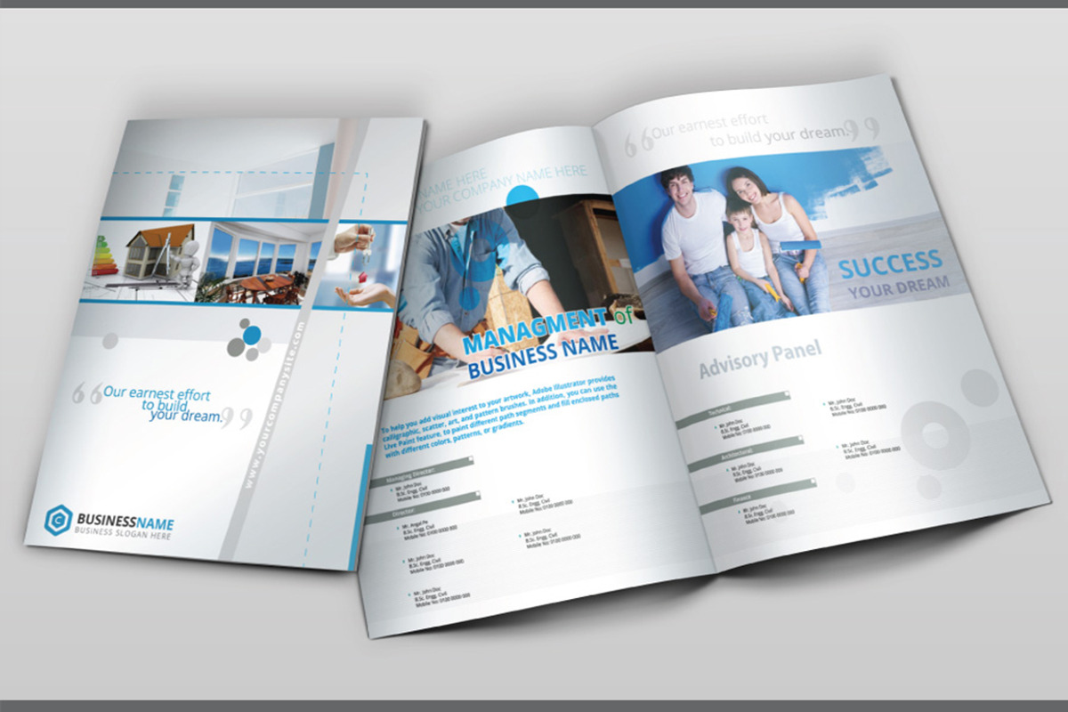 Real Estate Company Brochure Bi Fold, a Brochure Template by ideaz_sabbir (Photo 1 of 4)