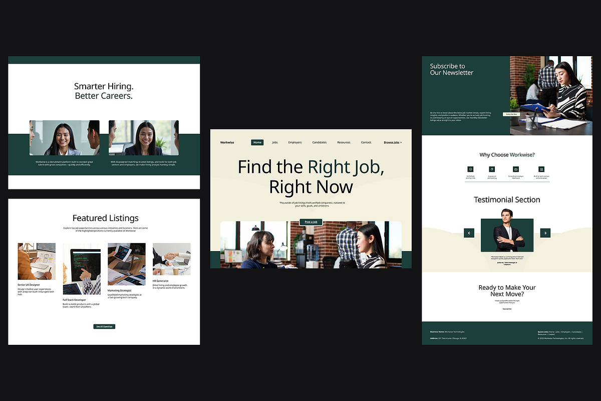 Figma Job Recruitment Landing Page, a Landing Page Template by Musara (Photo 5 of 5)