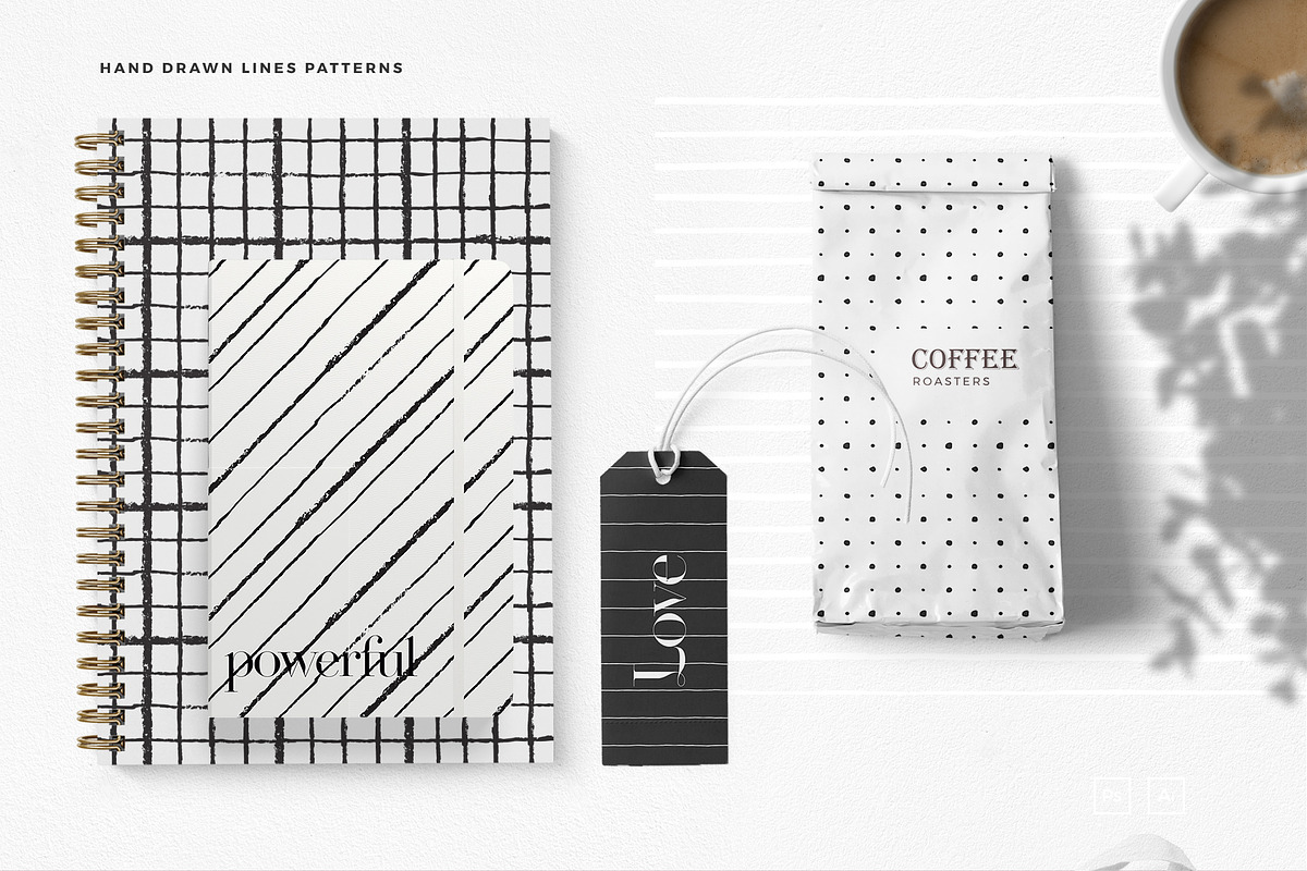Grids & Lines Seamless Patterns, a Pattern Graphic by Youandigraphics (Photo 7 of 12)
