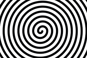 dizzy circle optical illusion