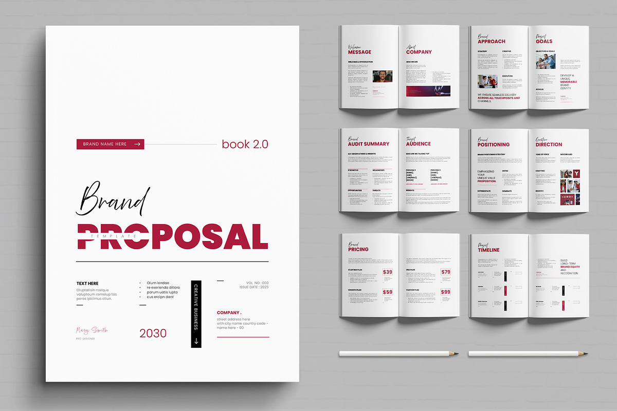Modern Business Brand Proposal, a Brochure Template by MightyDesign (Photo 1 of 6)