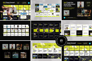 MAX Fitness Template Bundle 4-in-1