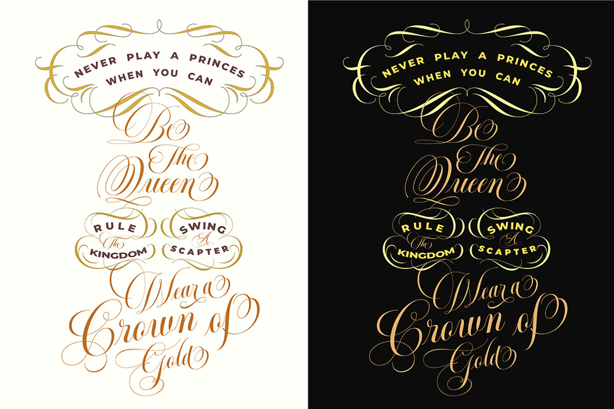 Moritza Script With Ornament, a Script Font by Max.co Studio (Photo 4 of 12)