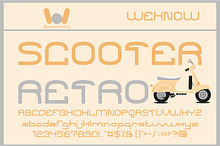 Scooter Retro font