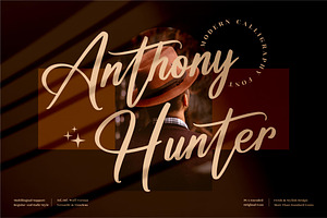 Anthony Hunter Modern Calligraphy