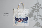 Watercolor Winter Landscapes, an Illustration by Yorda Studio (Thumbnail 10 of 11)