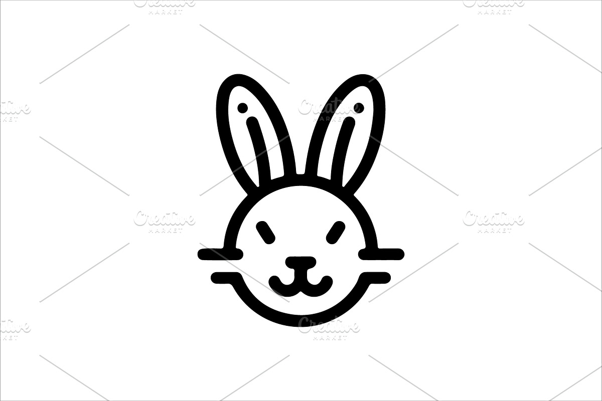 Set of Rabbit line art logo design, a Branding & Logo Template by Vectorium Studio (Photo 4 of 6)