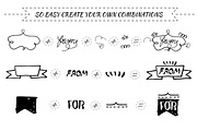 200+ hand drawn catchwords, elements, a Decorative Illustration by Mallinka (Thumbnail 4 of 4)