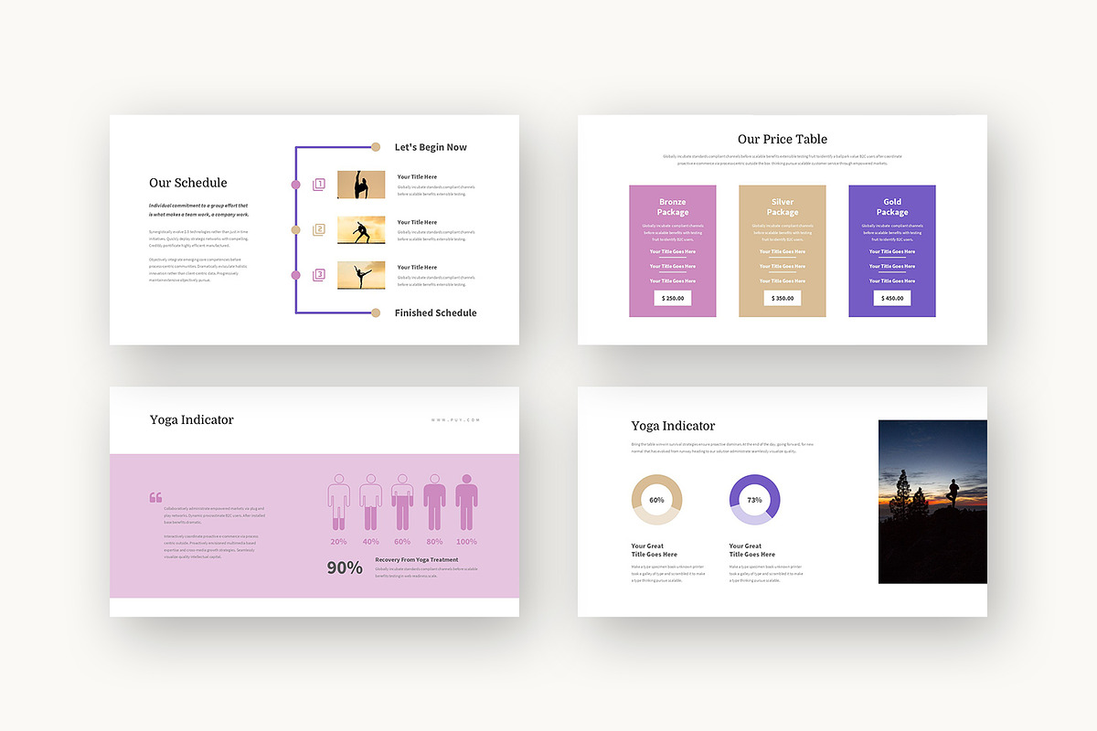 Puy : Yoga Class Promo Google Slides preview 4