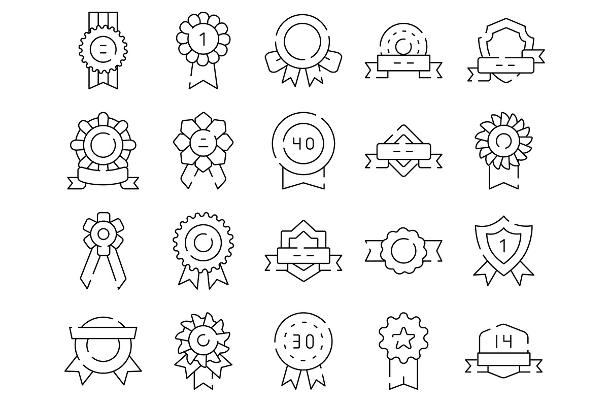 Collecting achievement badges,, an Object Graphic by pikepicture (Photo 2 of 3)