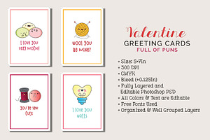 6 Valentine's Day Greeting Cards