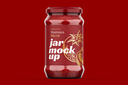 Marinara Sauce Jar Mockup, a Packaging Mockup by Dev.Rawat21 (Thumbnail 2 of 4)