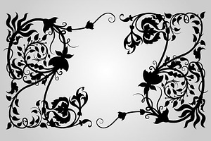 50 Ornamental Flourishes Vector