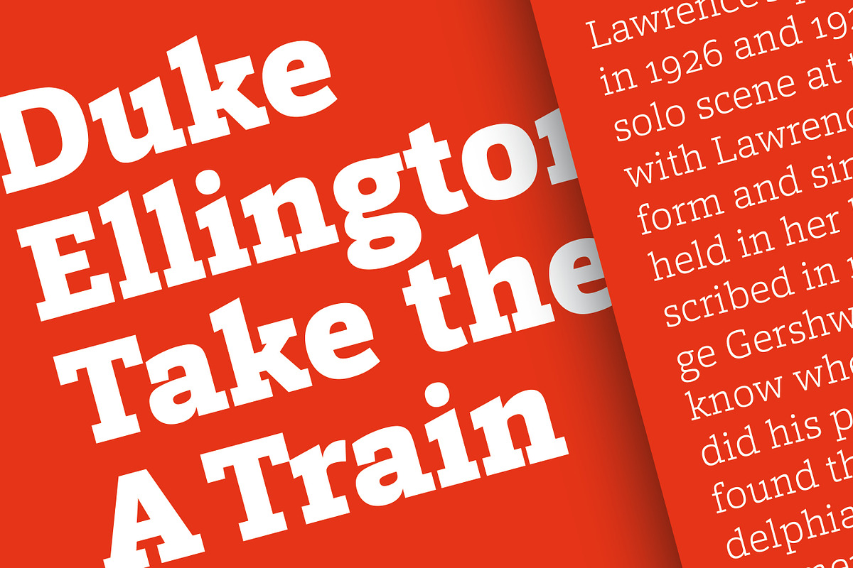 Calanda, a Slab Serif Font by Hoftype (Photo 4 of 26)