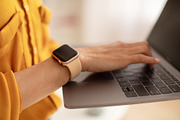 Lady Using Laptop Typing On Keyboard Working Online Indoor, Cropped, a Photo by Prostock-Studio (Thumbnail 2 of 3)