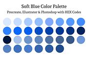 Color Palette Procreate Illustrator, a Palette Add-On by Atelier Fem (Thumbnail 1 of 2)