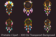 dream catcher made of Easter bunny c, an Illustration by RobertsArt (Thumbnail 5 of 7)