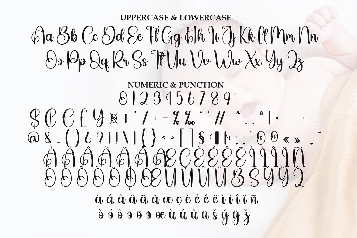Babyish | Script Font, a Handwritten Font by Scratchones (Photo 7 of 8)