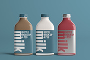 Milk Bottle Mock-Up 2 (Big), a Packaging Mockup by AY Mock-Ups (Thumbnail 9 of 11)