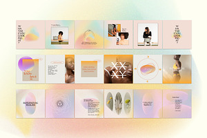 3in1 Gradients Templates Bundle