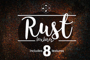 8 RUSTED METAL TEXTURES