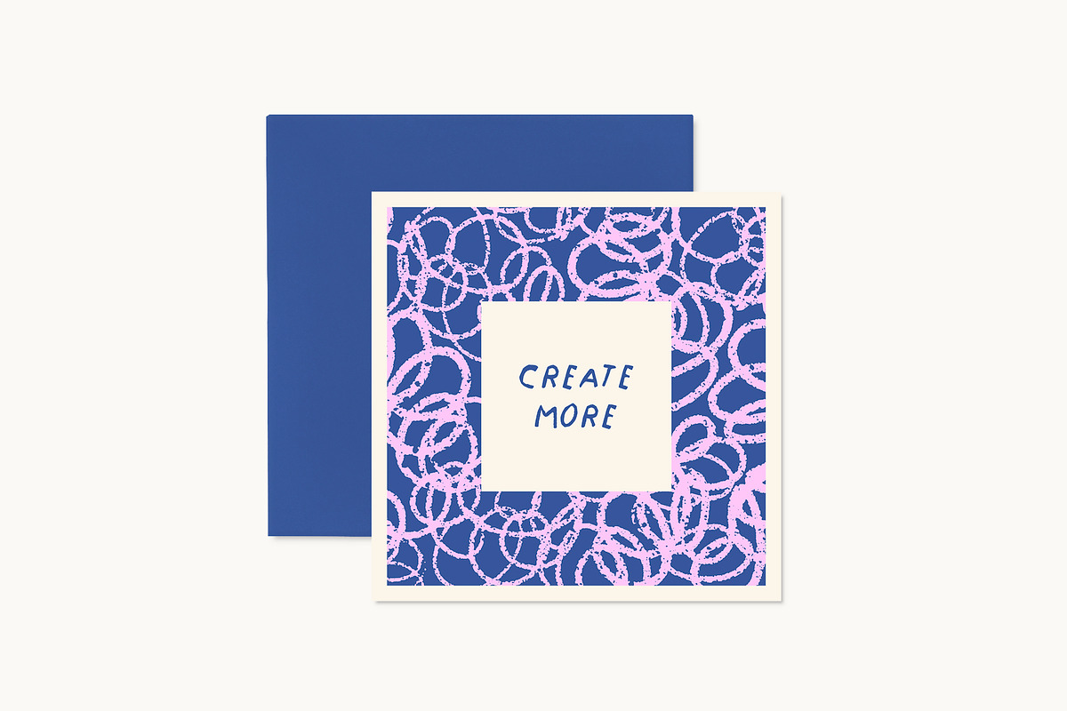 Abstract, doodle card designs set, a Decorative Illustration by Good Studio (Photo 8 of 10)