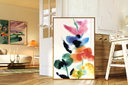 Bright Colorful Watercolor PRINTS, a Background Graphic by lerinartstudio (Thumbnail 10 of 11)