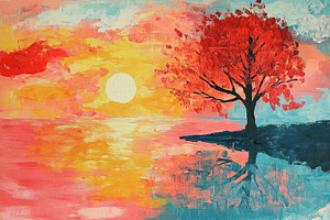 Abstract watercolor art illustration, a Photo by Pavel_design