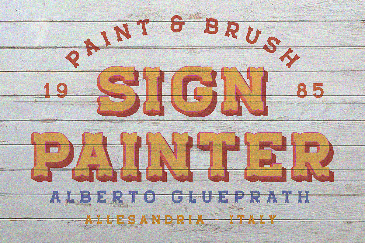 Staincool - Layered Font preview 8