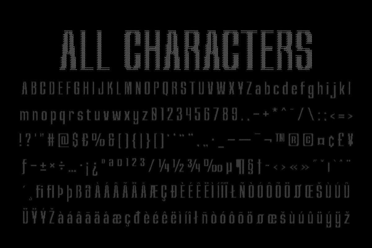 CS Belway Ascii, a Sans Serif Font by Craft Supply Co. (Photo 8 of 8)