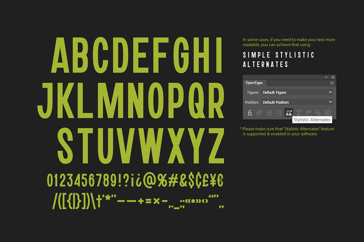 Twisted Ribbon — Creative Font, a Symbol Font by Gleb Guralnyk (Photo 8 of 8)