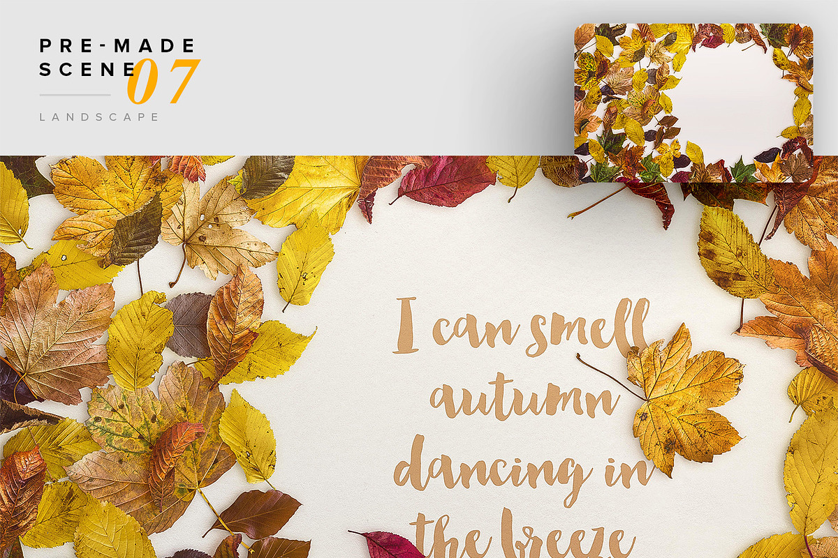 Fall & Autumn Custom Scene Creator, a Product Mockup by Custom Scene (Photo 17 of 22)
