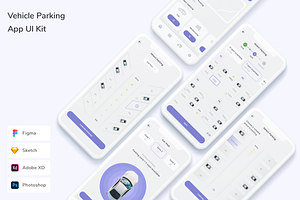 Vehicle Parking App UI Kit