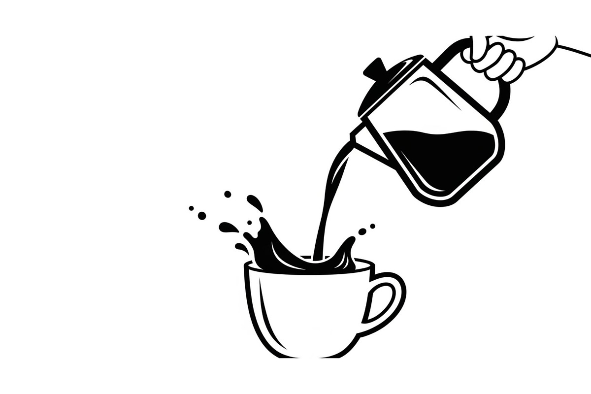 Pour Over Coffee Cup Silhouette Bund, an Illustration by Designs_River (Photo 13 of 31)