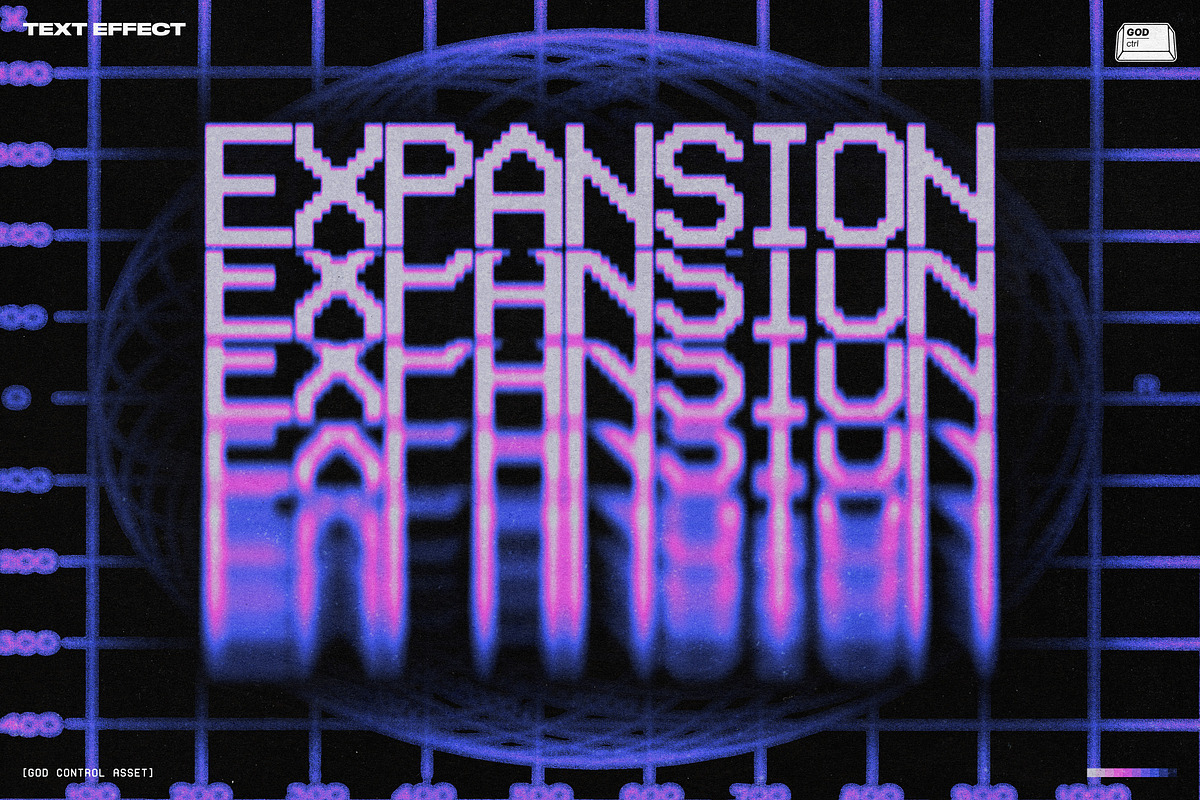 Diffusion Text Effect, a Graphic by God Control (Photo 6 of 6)