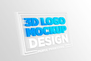 3D Logo Mockup Bundle Pack, a Mockup by GraphicBerg (Thumbnail 15 of 40)