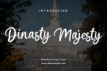 Dinasty Majesty handwriting font