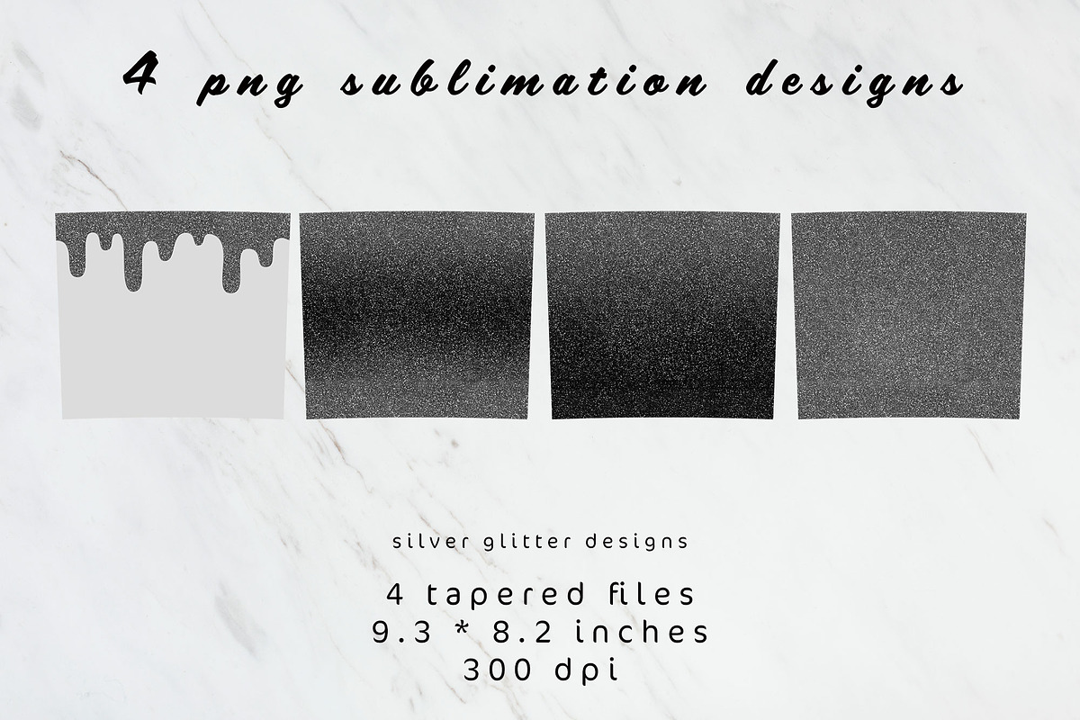 Silver glitter 20oz Skinny Tumbler, an Object Graphic by AnastasiaWatercolor (Photo 6 of 6)