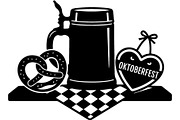 Oktoberfest Beer Table Silhouette, an Object Graphic by Gfx_Store (Thumbnail 6 of 16)