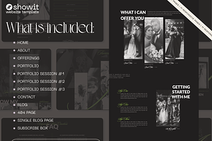 Forevermore Showit Website Template