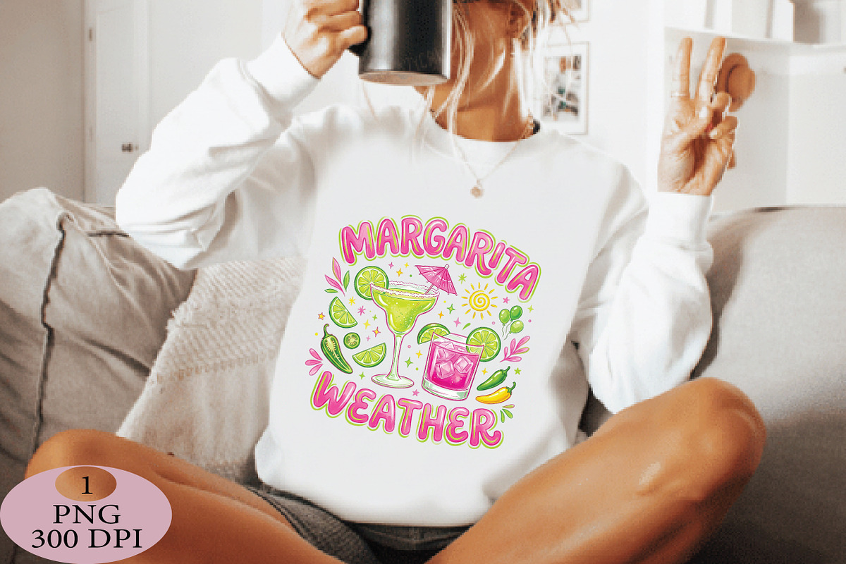 Summer Margarita Weather PNG, an Illustration by Daily.Designs (Photo 3 of 5)