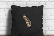 Feather Clip art - glitter clipart, a Graphic by ConfettiBears (Thumbnail 4 of 5)
