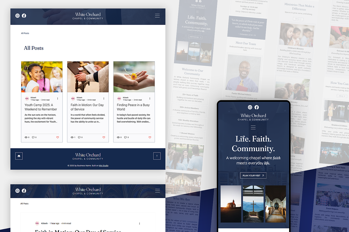 Volunteer / Religious Website preview 8