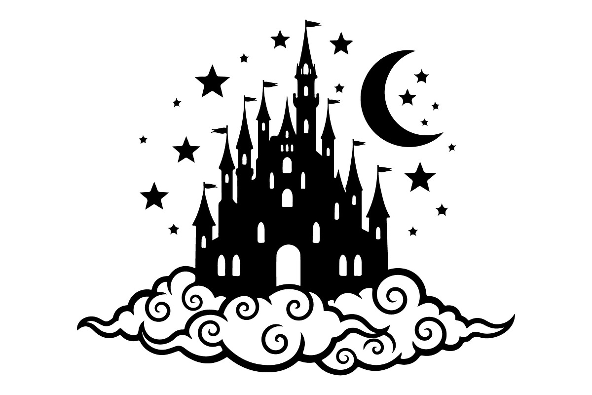 Fantasy Castle Cloud Moon Bundle, an Object Illustration by Gaye Art (Photo 25 of 30)