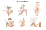 Jungle Girls feminine collection, a Graphic by dasha mo (Thumbnail 5 of 8)
