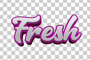 Fresh 3D Editable Text Effect – PSD, a Layer Style Add-On by TrueVector (Thumbnail 2 of 2)